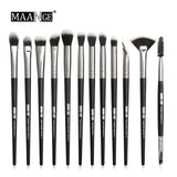 Eye Shadow Makeup Brush Set Eyelashes Eyebrows