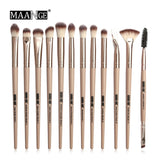 Eye Shadow Makeup Brush Set Eyelashes Eyebrows