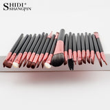 Brushes for makeup eyeshadow, eye contour, lips