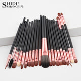 Brushes for makeup eyeshadow, eye contour, lips