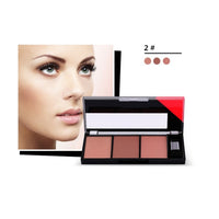 Blusher with brush powder Palette Waterproof Long Lasting