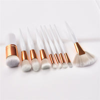 Makeup Brush Kit Soft Synthetic Hair Wooden Handle