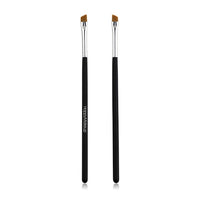 Eyebrow brush Beveled wooden handle