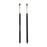 Eyebrow brush Beveled wooden handle