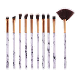 Marbling texture brushes face foundation powder eyeshadow