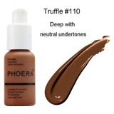 PHOERA Full Coverage Liquid Foundation Mineral Facial Moisturizer