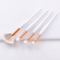 Makeup Brush Kit Soft Synthetic Hair Wooden Handle