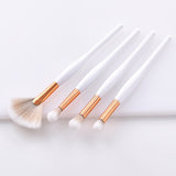 Makeup Brush Kit Soft Synthetic Hair Wooden Handle