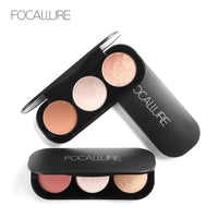 FOCALLURE Blush & Highlighter Powder Illuminated